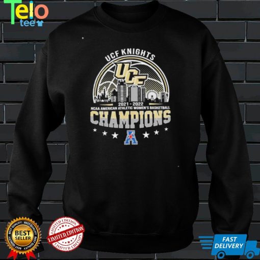 UCF Knights 2021 2022 Ncaa American Athletic Women’s Basketball Champions logo T shirt