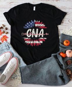 All American CNA Life American Flag Sunflower 4th Of July T Shirt, sweater