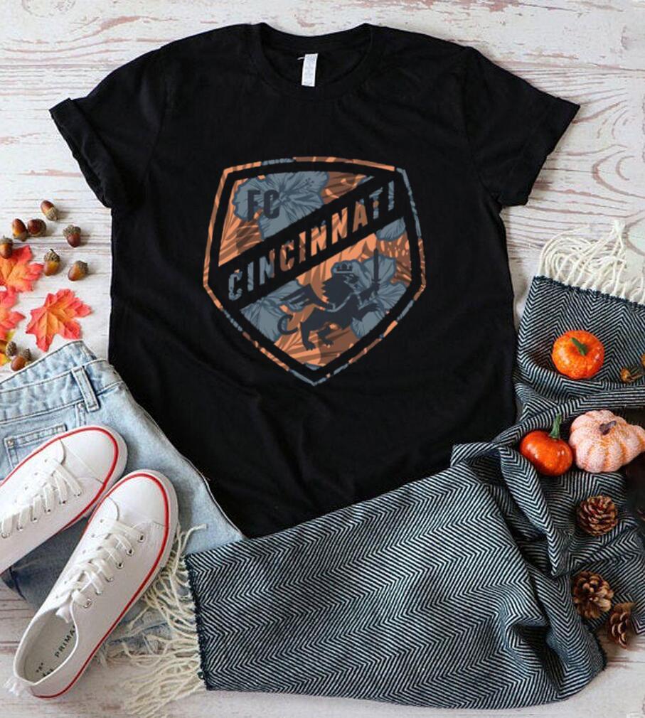 Floral Shield   FC Cincinnati Shirt