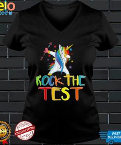 Funny Test Day Rock The Test Don't Stress Testing T Shirt, sweater
