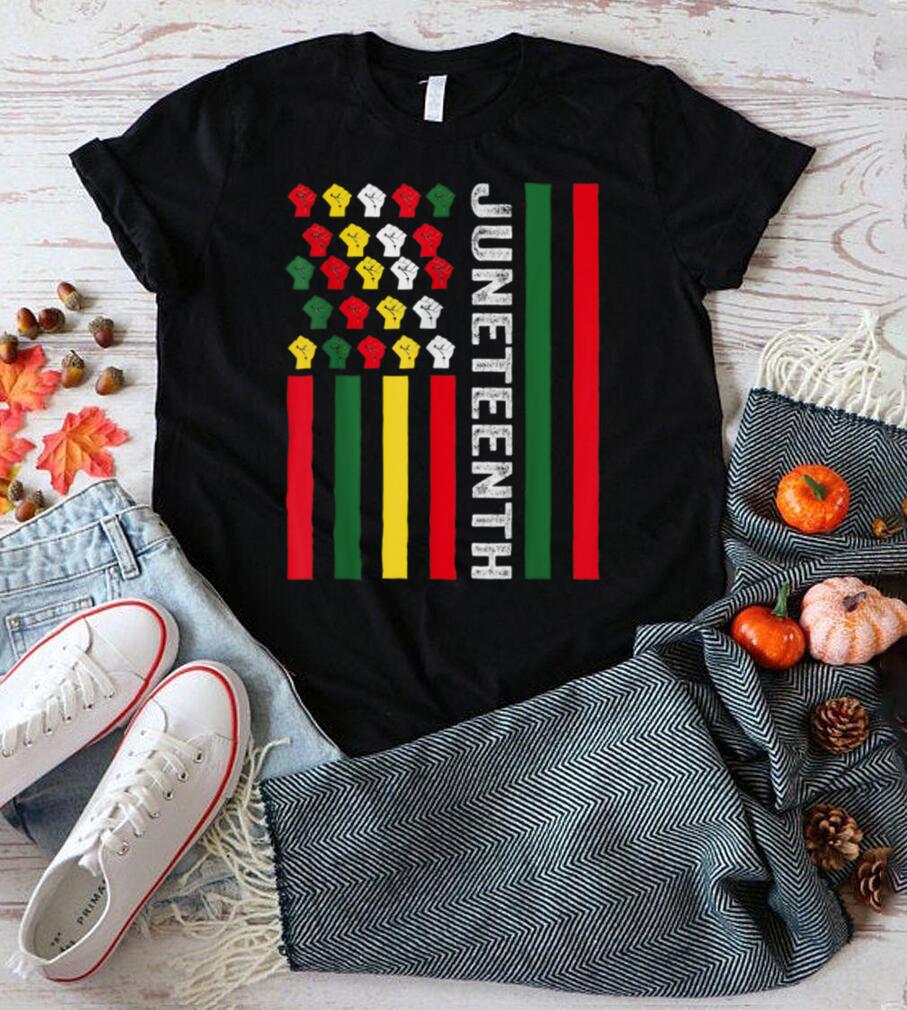 Juneteenth USA Flag Black History Day Afro American T Shirt, sweater