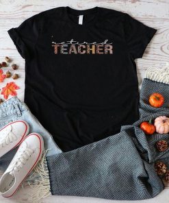 Retired Teacher Leopard Appreciation For Women For Work T Shirt tee