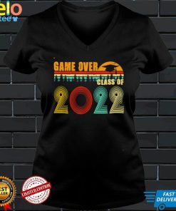Vintage Game Over Class Of 2022 Graduation Senior 22 T Shirt tee