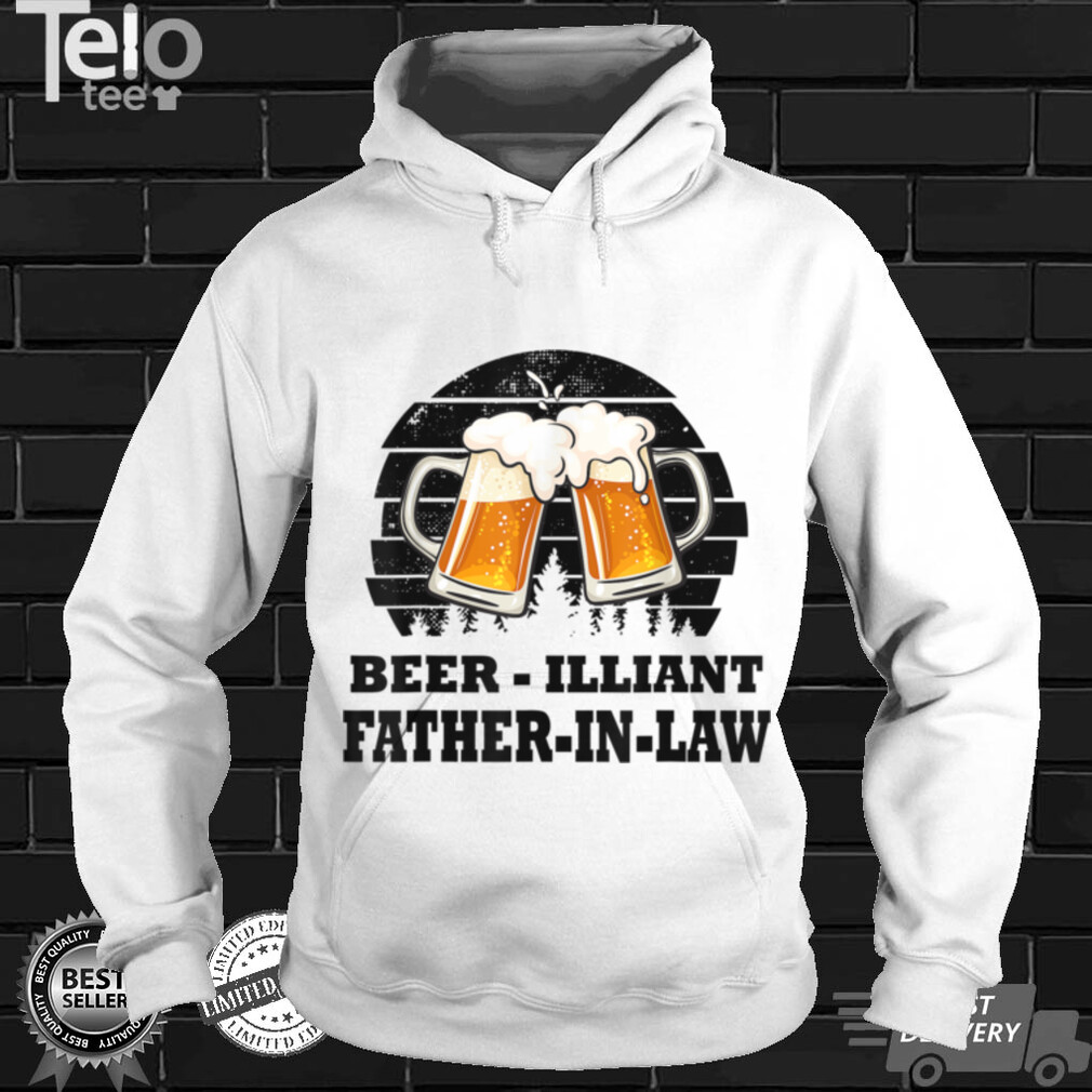Mens Fathers Day Gift Tee Beer Illiant Father In Law Funny Drink T Shirt