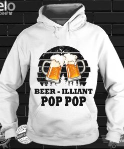 Mens Fathers Day Gift Tee Beer Illiant Pop Pop Funny Drink T Shirt