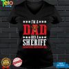 Nothing scares me Sheriff dad with Sheriff star Long Sleeve T Shirt