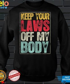 Retro Keep Your Laws Off My Body Pro Choice Feminist Tank Top