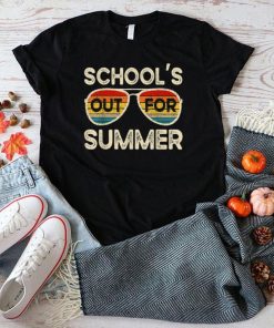 Retro Last Day Of School Schools Out For Summer Teacher T Shirt