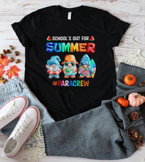 Schools Out For Summer Para Crew Gnomes Summer Vibes T Shirt