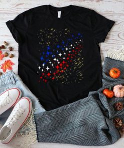 Patriotic stars with gold dust celebrate shirt