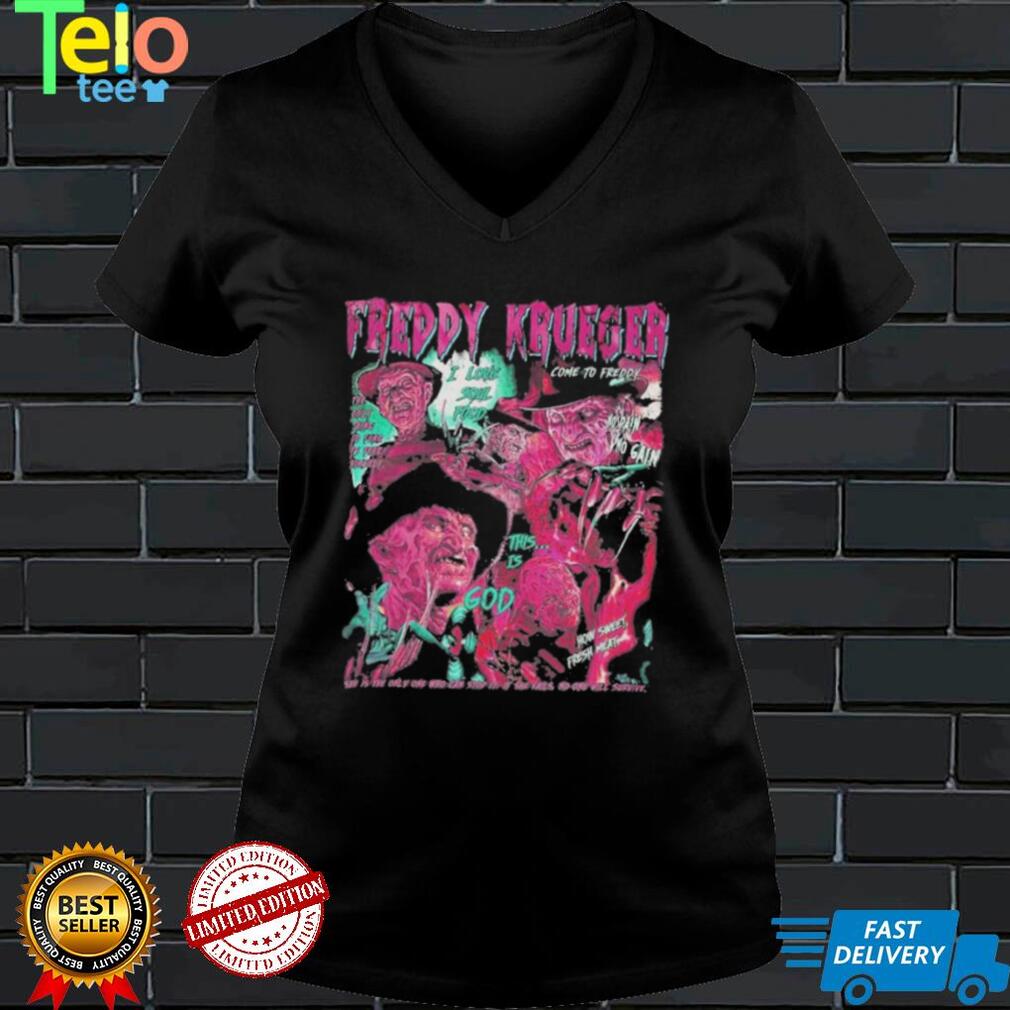 Freddy krueger quote horror movie fan shirt