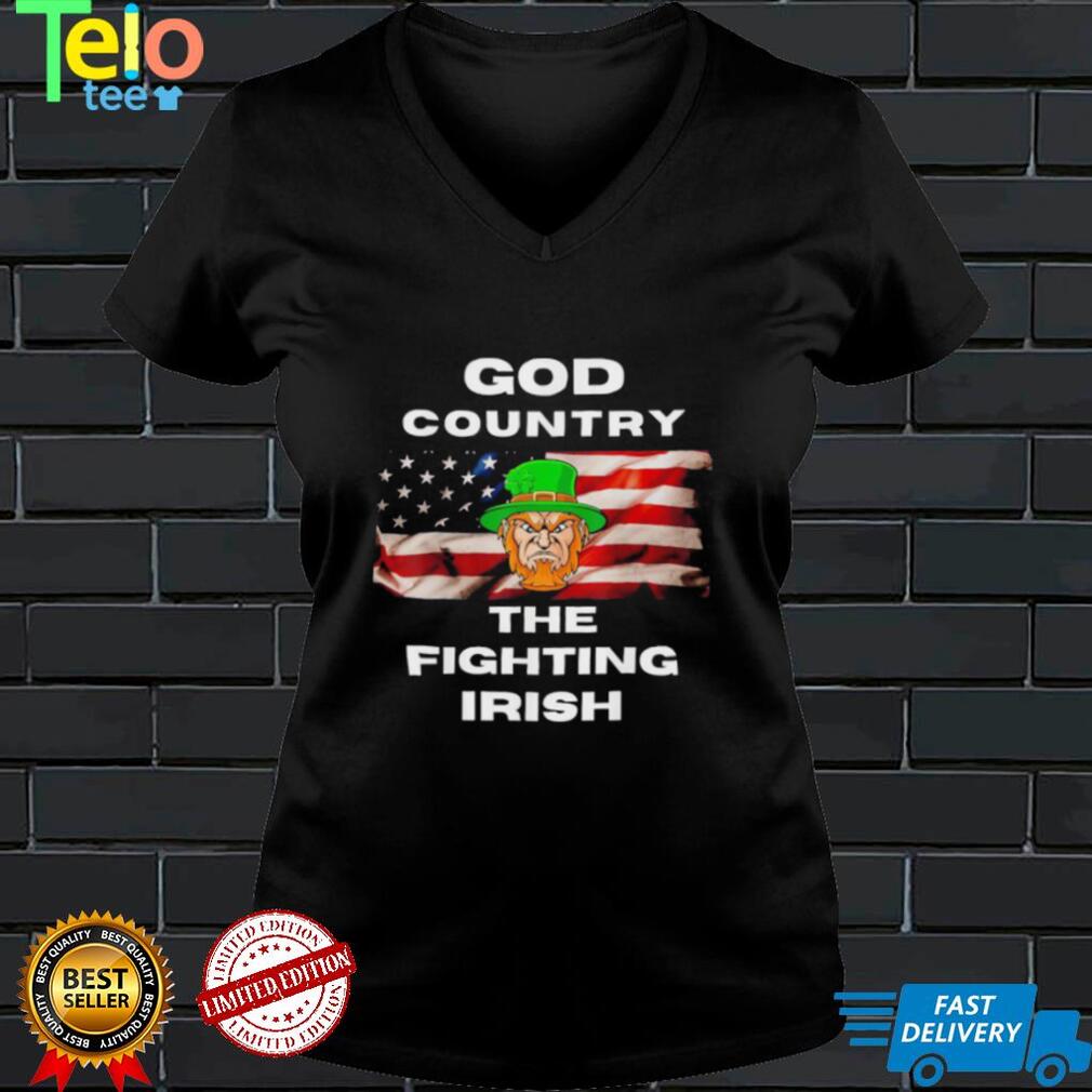 God country the fighting irish shirt