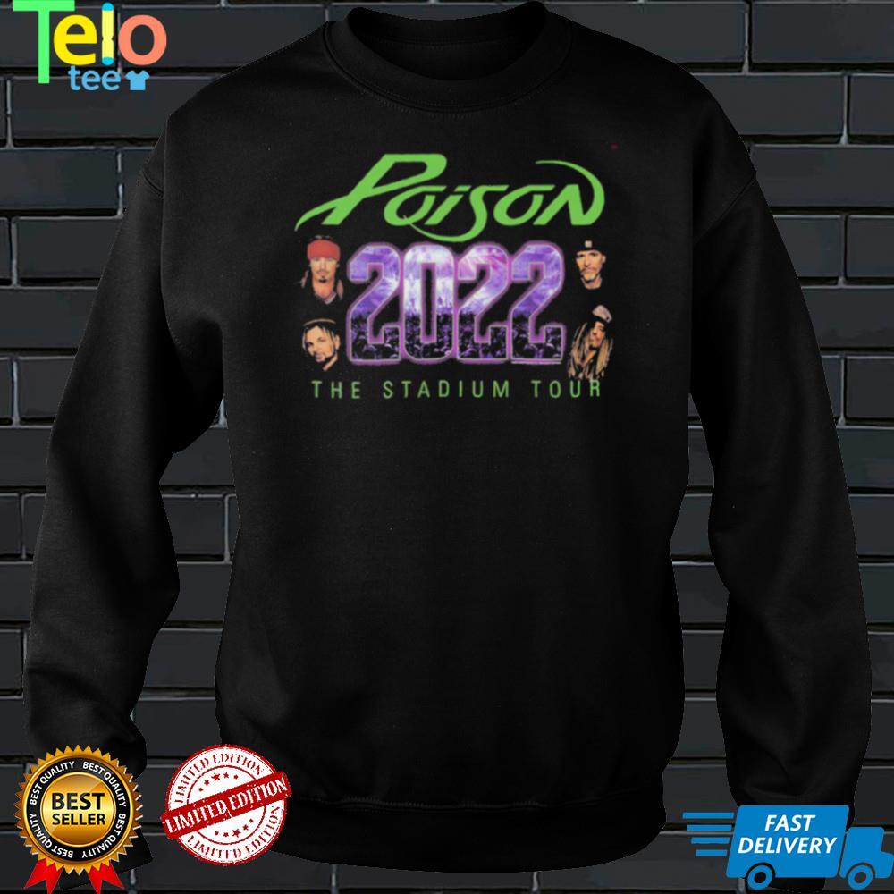 Poison band 2022 Tour T Shirt