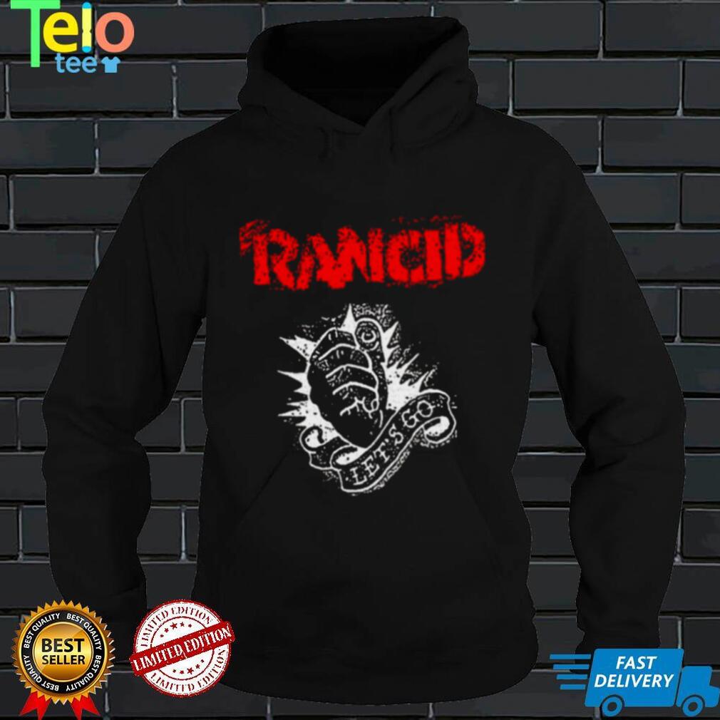 The Best Fist Design Rancid Band shirt