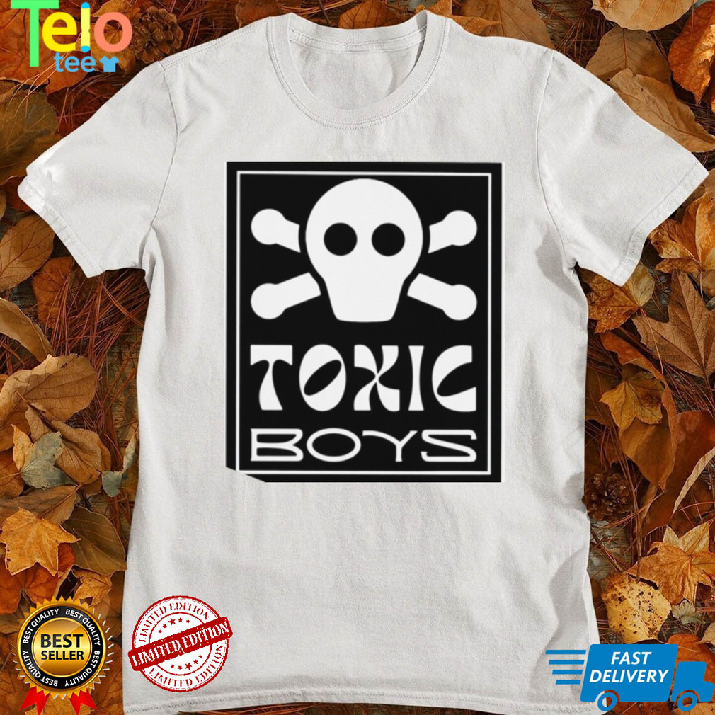 Toxic Boys Skull logo T shirt