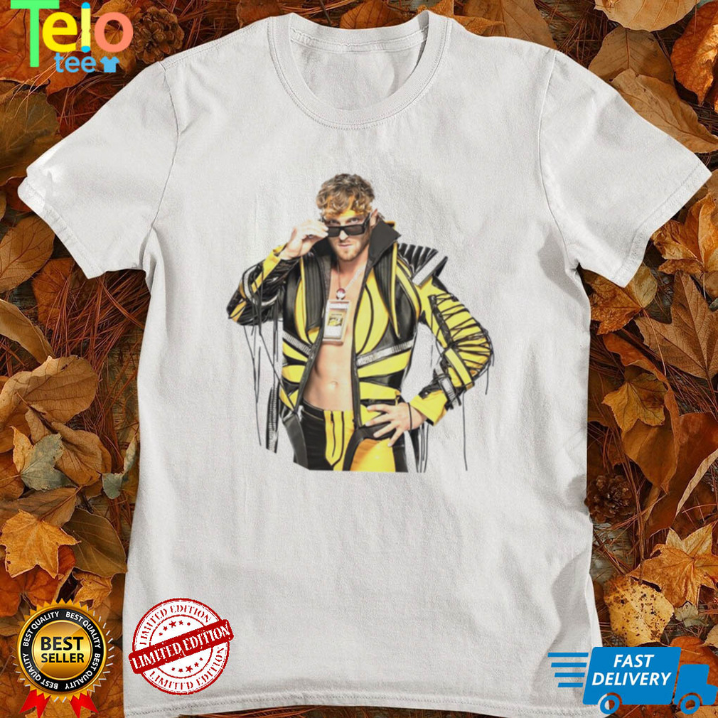 WWE Wrestler Logan Paul cartoon shirt