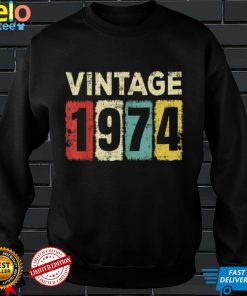 48 Year Old Birthday Vintage 1974 48th Birthday T Shirt