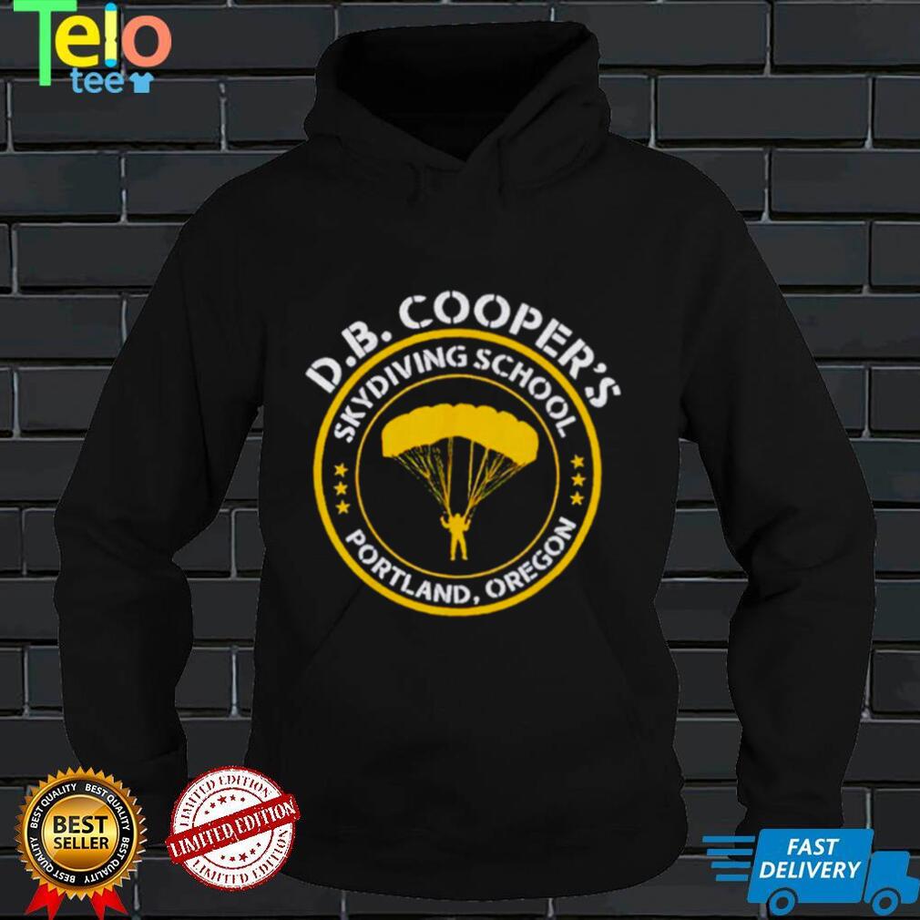DB Cooper Skydiving School Portland Oregon shirt
