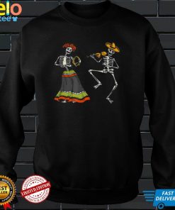Dia De Los Muertos Dance Of Death Macabre Skeleton Halloween Unisex T Shirt