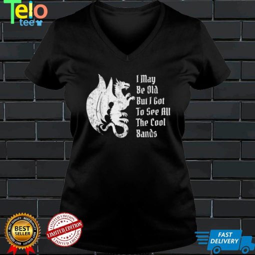 Dragon I Got To See All The Cool Bands Music Concert Vintage T Shirt