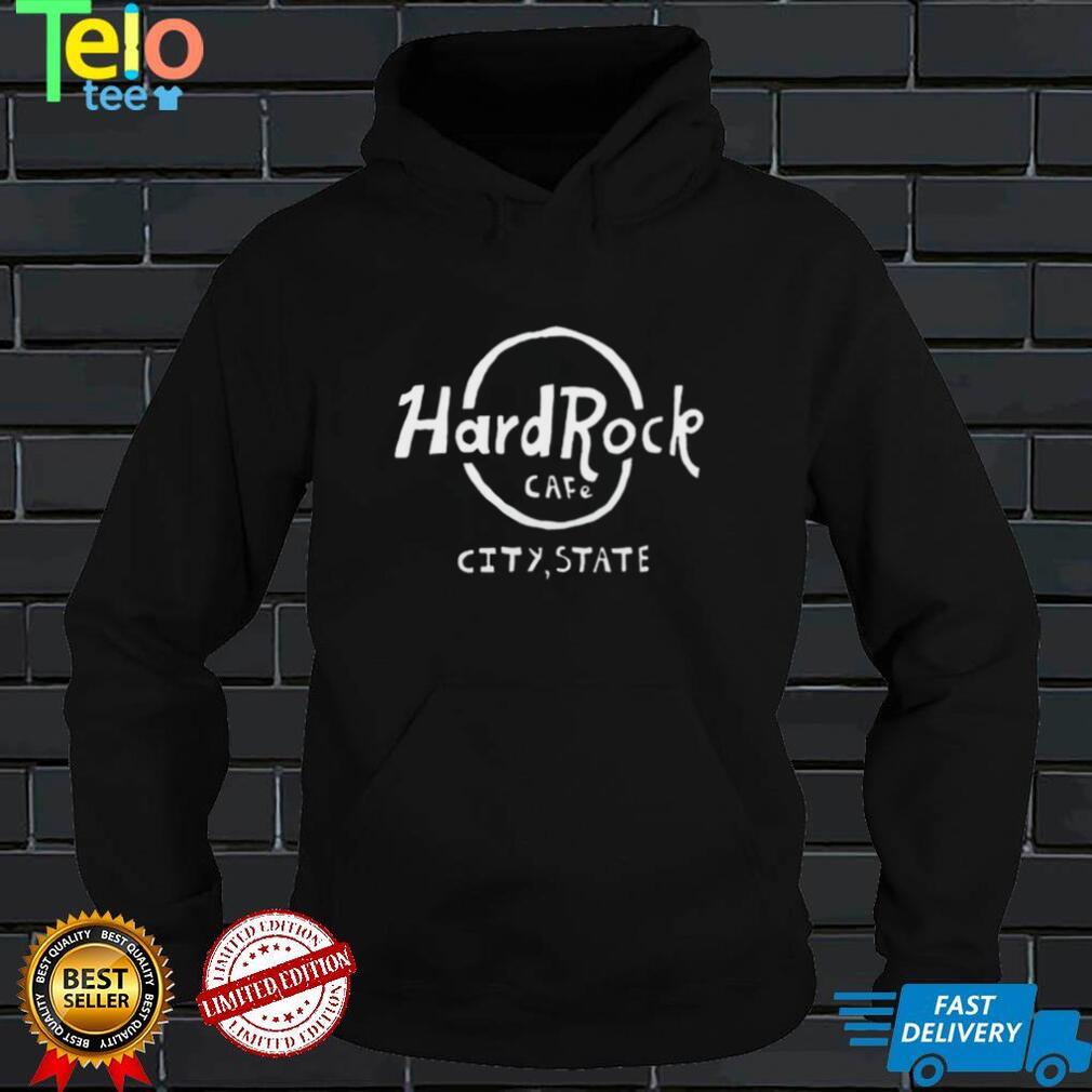 Hard Rock Cafe City State logo shirt