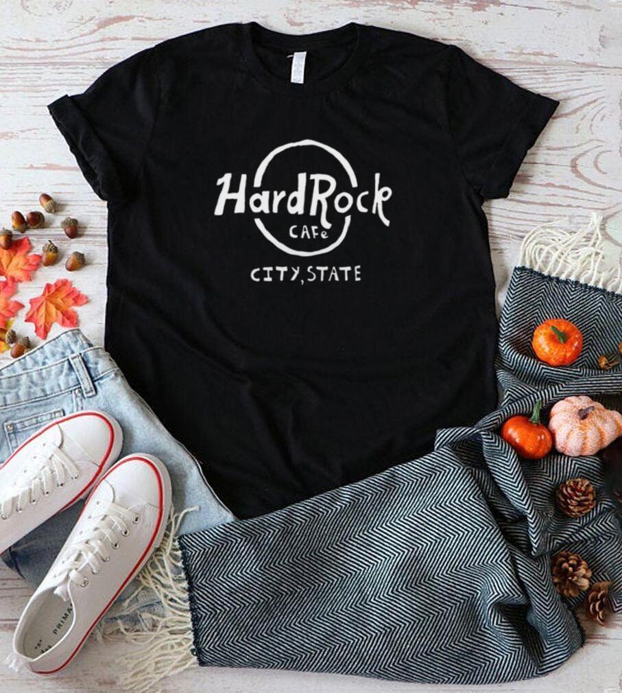 Hard Rock Cafe City State logo shirt