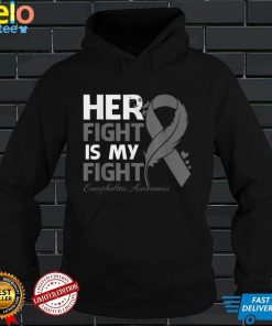 Her Fight Is My Fight Encephalitis Awareness Feather T Shirt