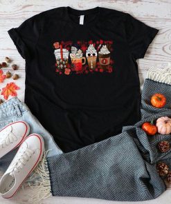 Horror Movie And Coffee Halloween Spooky Season Fall Coffee T Shirt