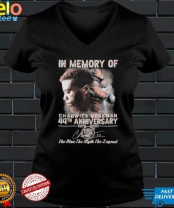 In Memory Of Chadwick Boseman 44th Anniversary 1976 2020 Signature Shirt