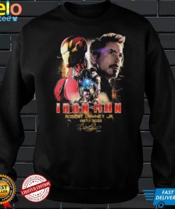 Iron Man Robert Downey Jr 1957 2022 Signature Shirt