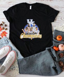 Kentucky Wildcats All time Starting 5 Champions Signatures Shirt