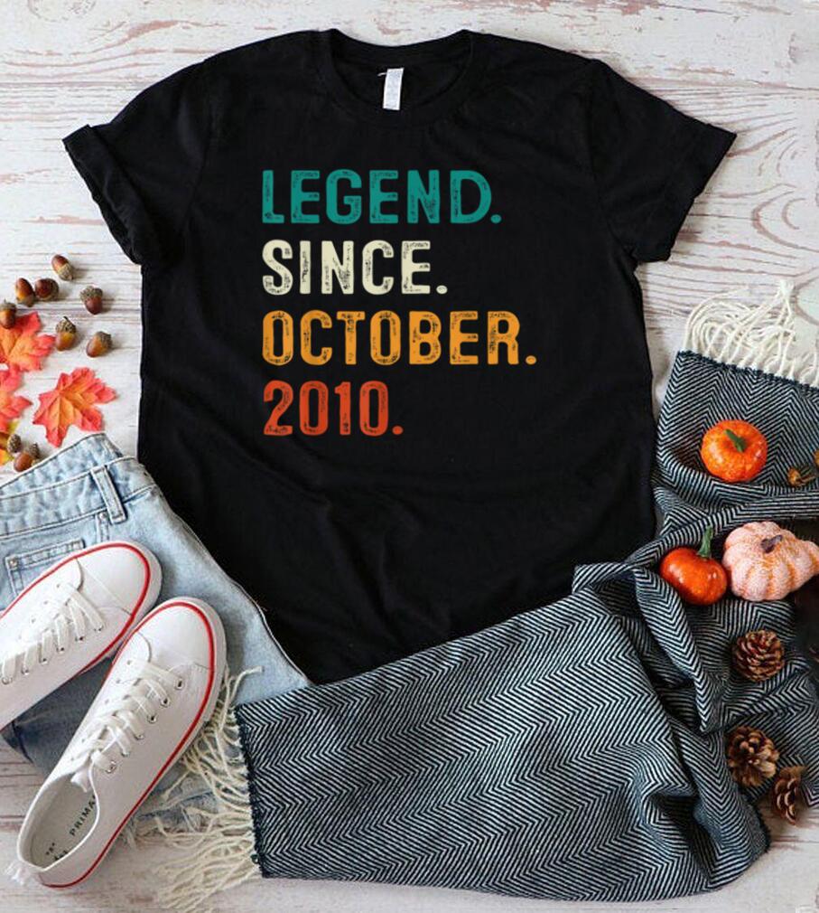 Legend Since November 2010 12th Bday Gifts 12 Years Old Boys T Shirt