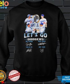 Lets Go Los Angeles Dodgers Bellinger Buehler Ruy And Seager Signatures Shirt