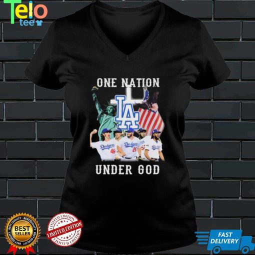 Los Angeles Dodgers One Nation Under God Dodgers Shirt
