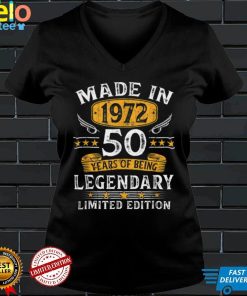 Made In 1972 50 Years Old Gifts 50th Birthday Gift For Men T Shirt