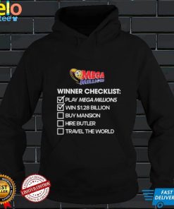 Mega Millions Winner Checklist Shirt