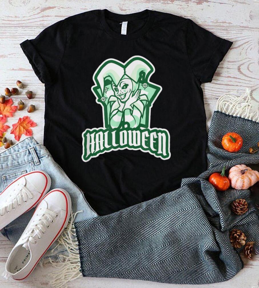 Mens Green Halloween Shirts for Men Cute Clown Halloween T Shirt