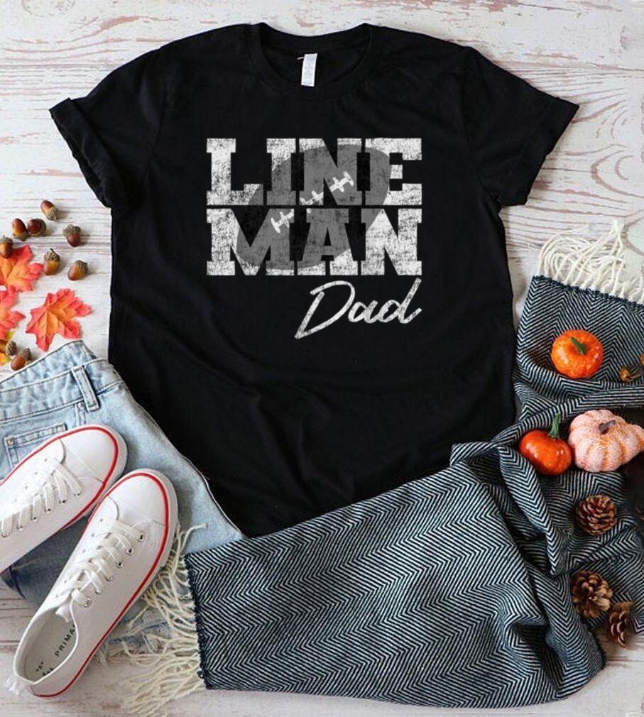 Mens Lineman Dad   Football Player Matching Family T Shirt