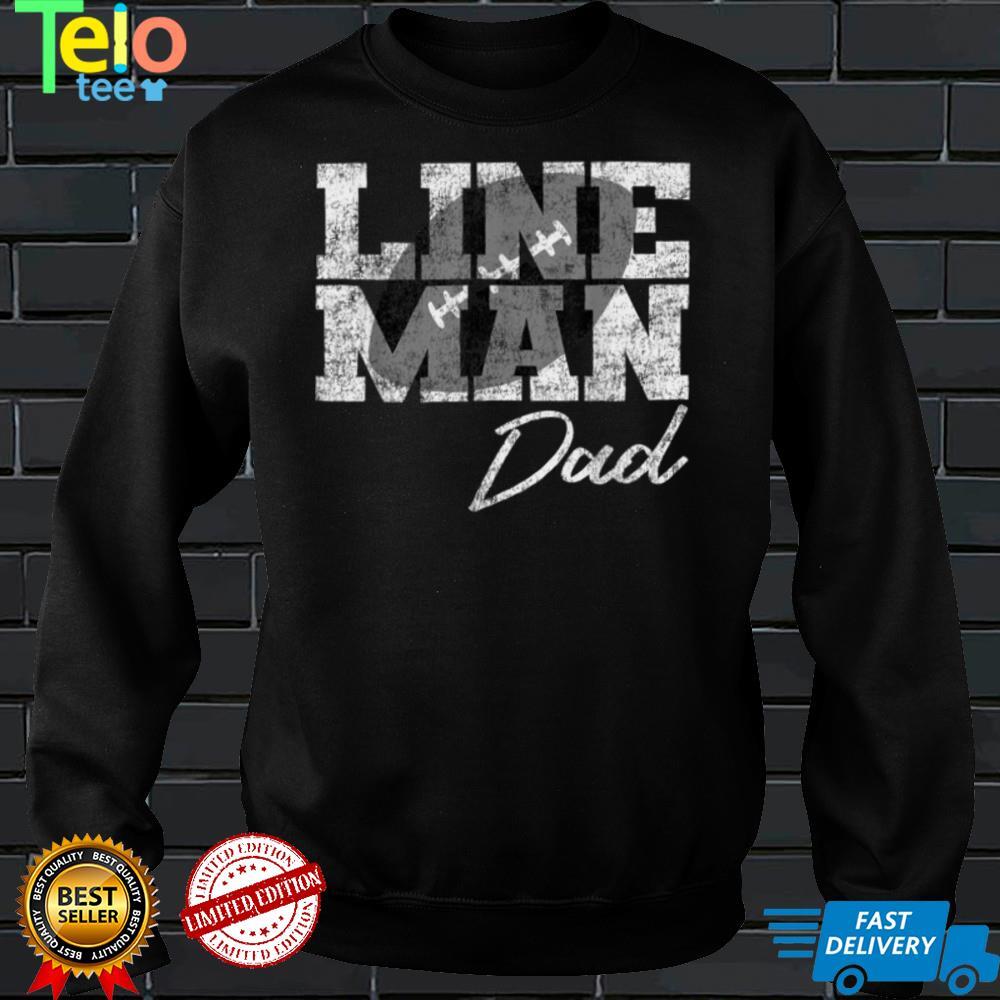 Mens Lineman Dad   Football Player Matching Family T Shirt