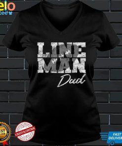 Mens Lineman Dad Football Player Matching Family T Shirt
