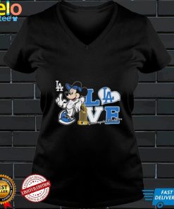 Mickey Mouse Love Los Angeles Dodgers Shirt