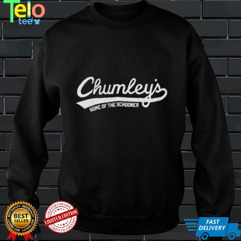 Official Indian Chumley’s Home of the Schooner shirt