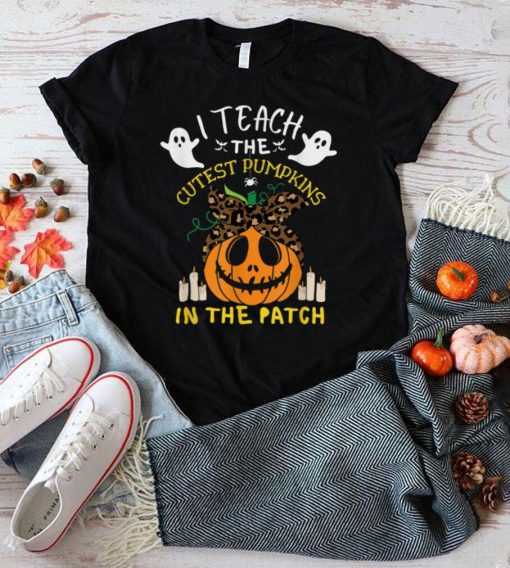 Teacher Halloween 2022 I Teach Cutest Pumpkins In The Patch T Shirt (1)