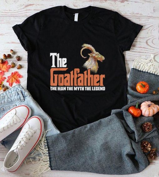 The Goatfather Farm Animal Farmer Rancher Goat Dad Lover T Shirt 1