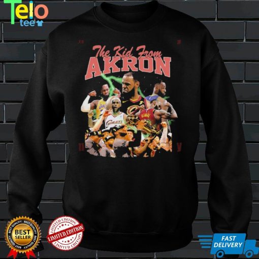 The Kid From Akron Lebron James 2022 shirt