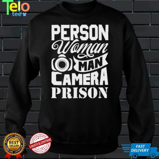 person woman man camera prison trump shirt Shirt
