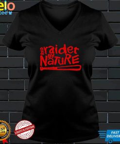 Awesome red Raider by nature baseball art shirt