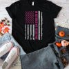 In October We Wear Pink Shirt Pink Ribbon Flag Breast Cancer T Shirt