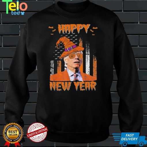 Joe Biden Confused Happy New Year Halloween T shirt