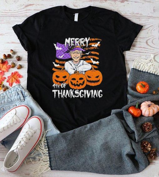 Joe Biden Confused Merry 4th Of Thanksgiving Halloween T shirt